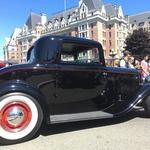 Tom Nielsen's car at Deuce Days 2019 Victoria B.C. Empress Hotel